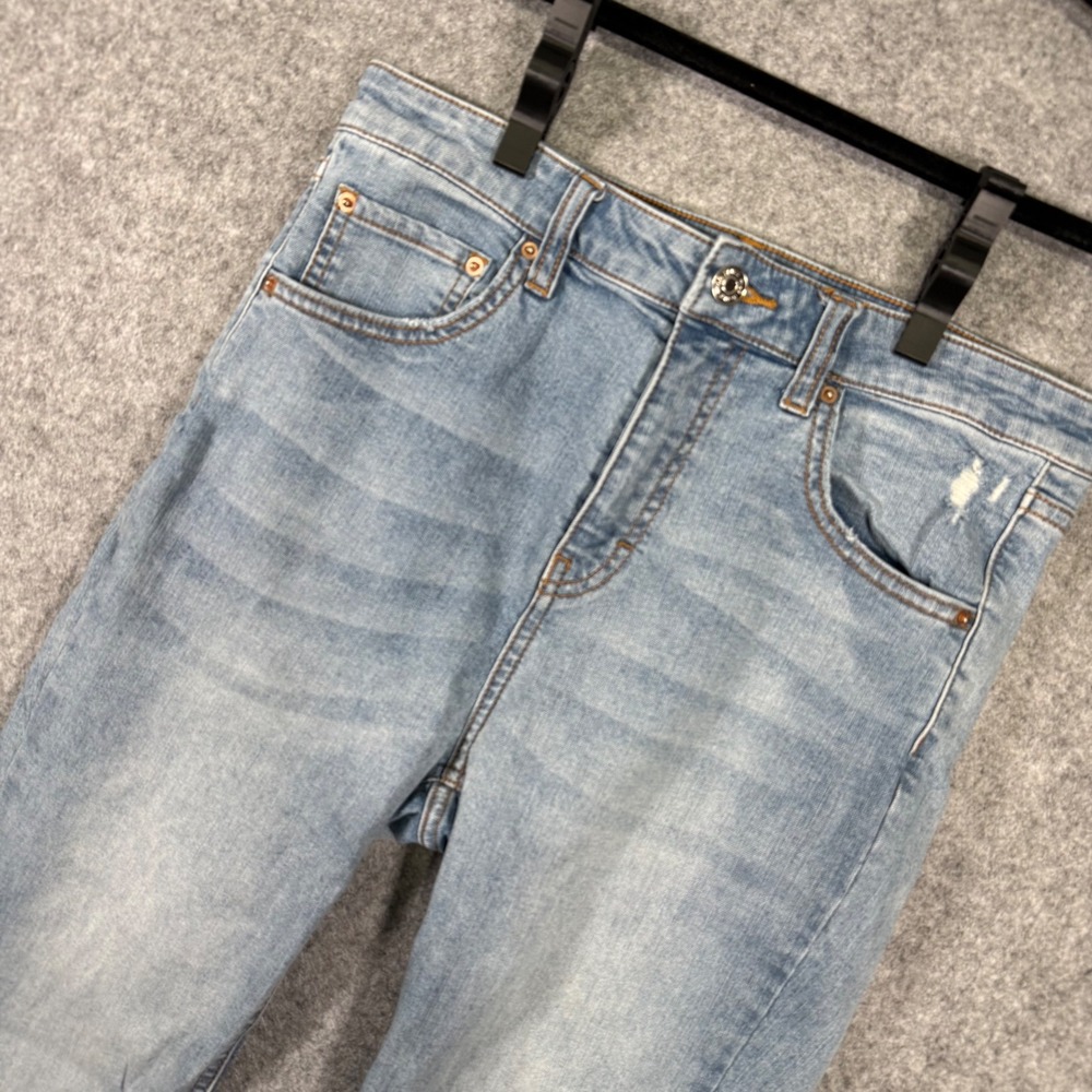 Wild Fable High Rise Skinny Jeans Women 10 Light Wash Blue Distressed Denim
